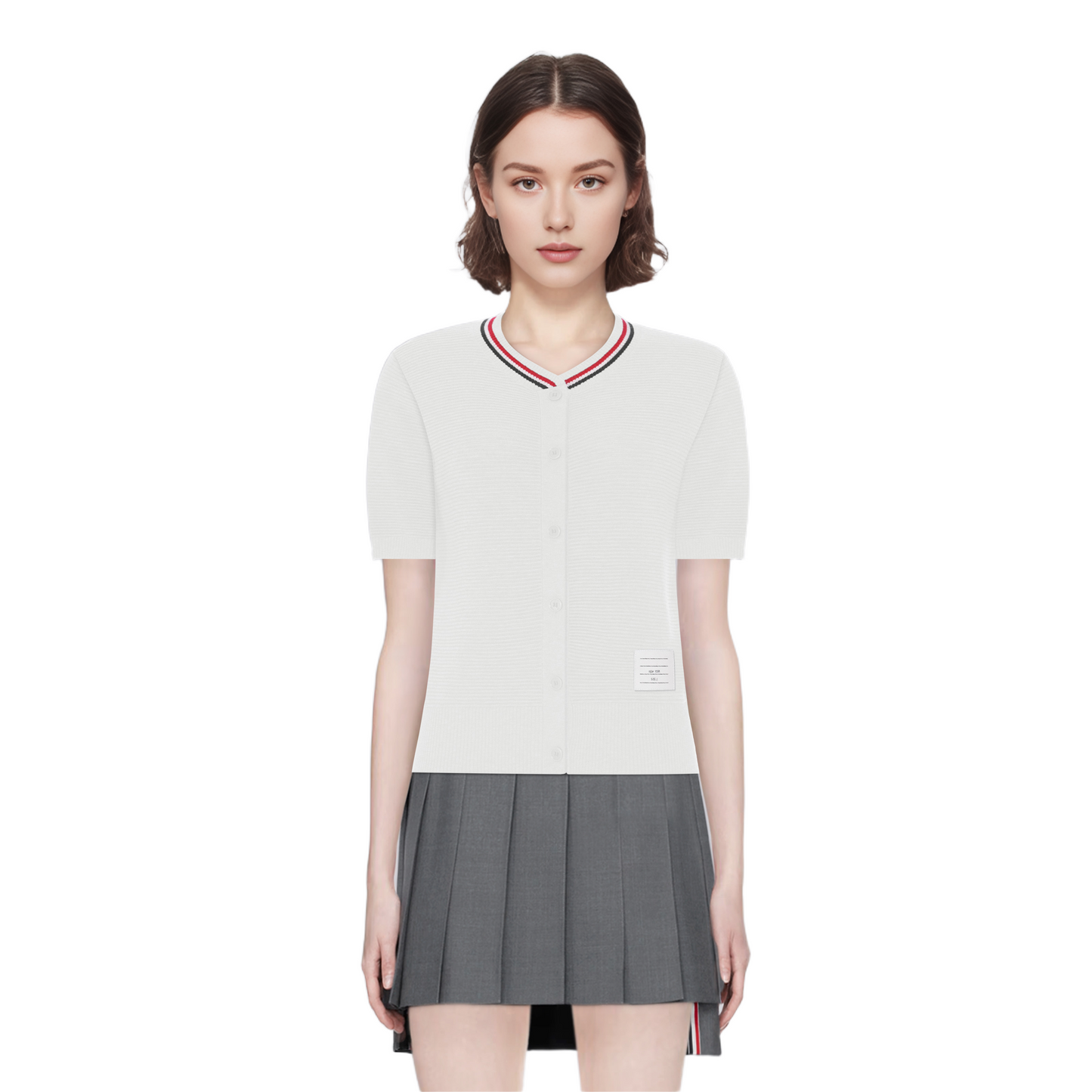 Women's Knitted Wool POLO Shirt(副本) THOM TREND