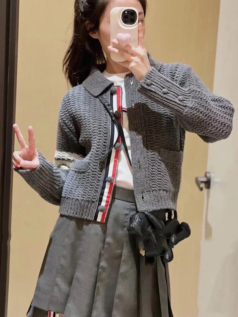2025SS Women's POLO Lapel Jacket THOM TREND