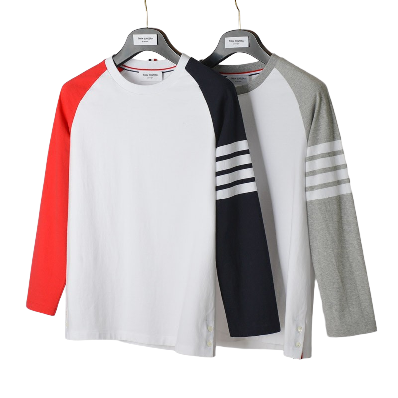 Men's long sleeve lapel T-shirt(副本) THOM TREND