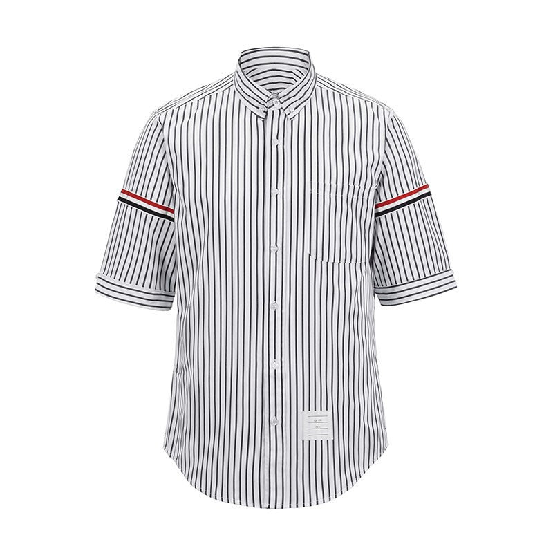 Unisex Pocket Webbing Short Sleeve Shirt(复制) THOM TREND