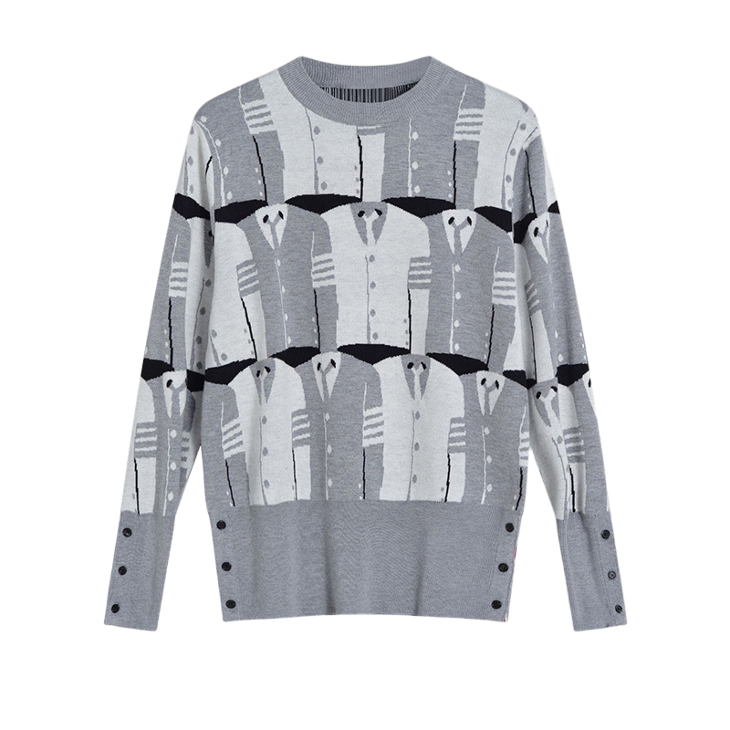 2025SS Four-bar sweater THOM TREND