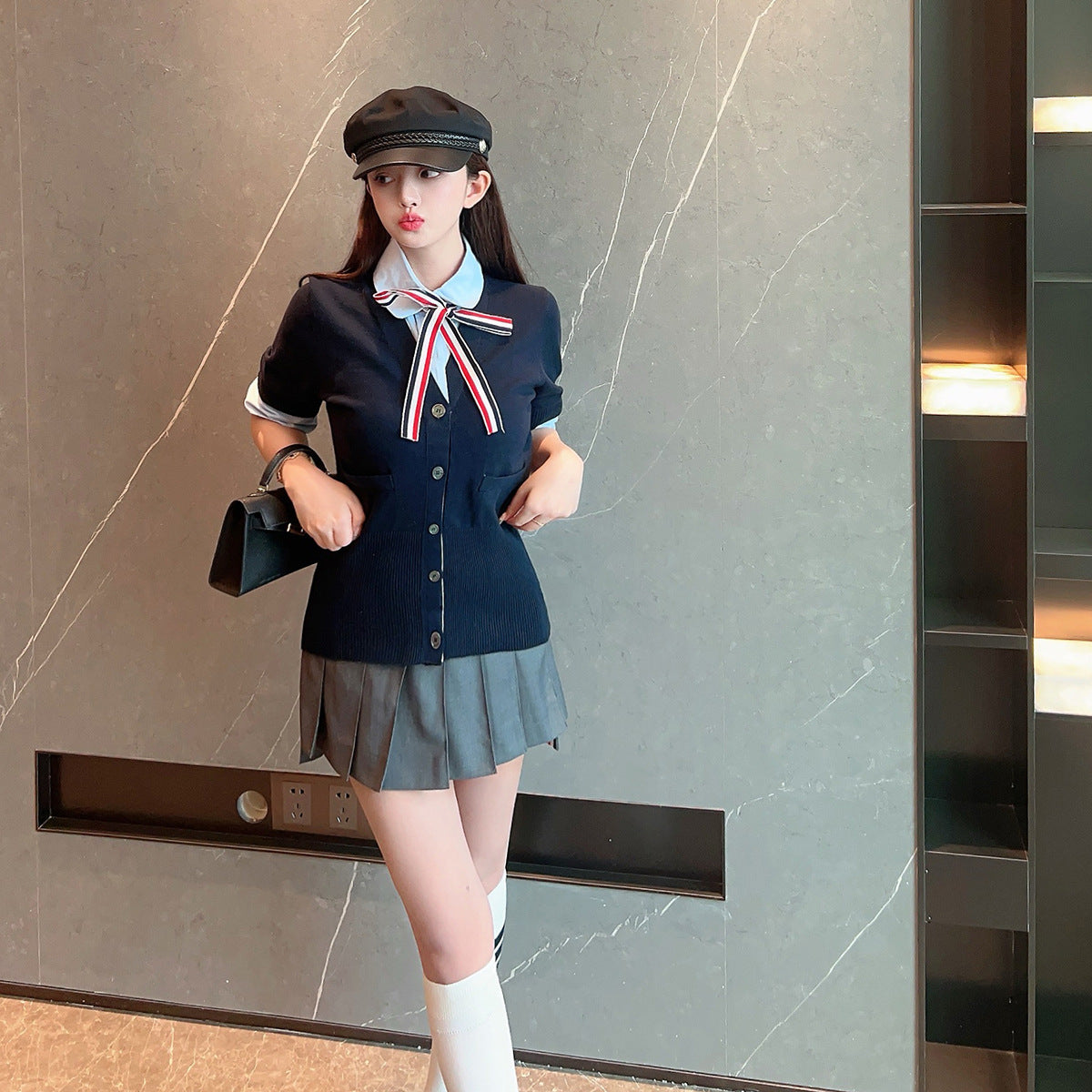Women's Knitted Wool POLO Shirt(复制) THOM TREND