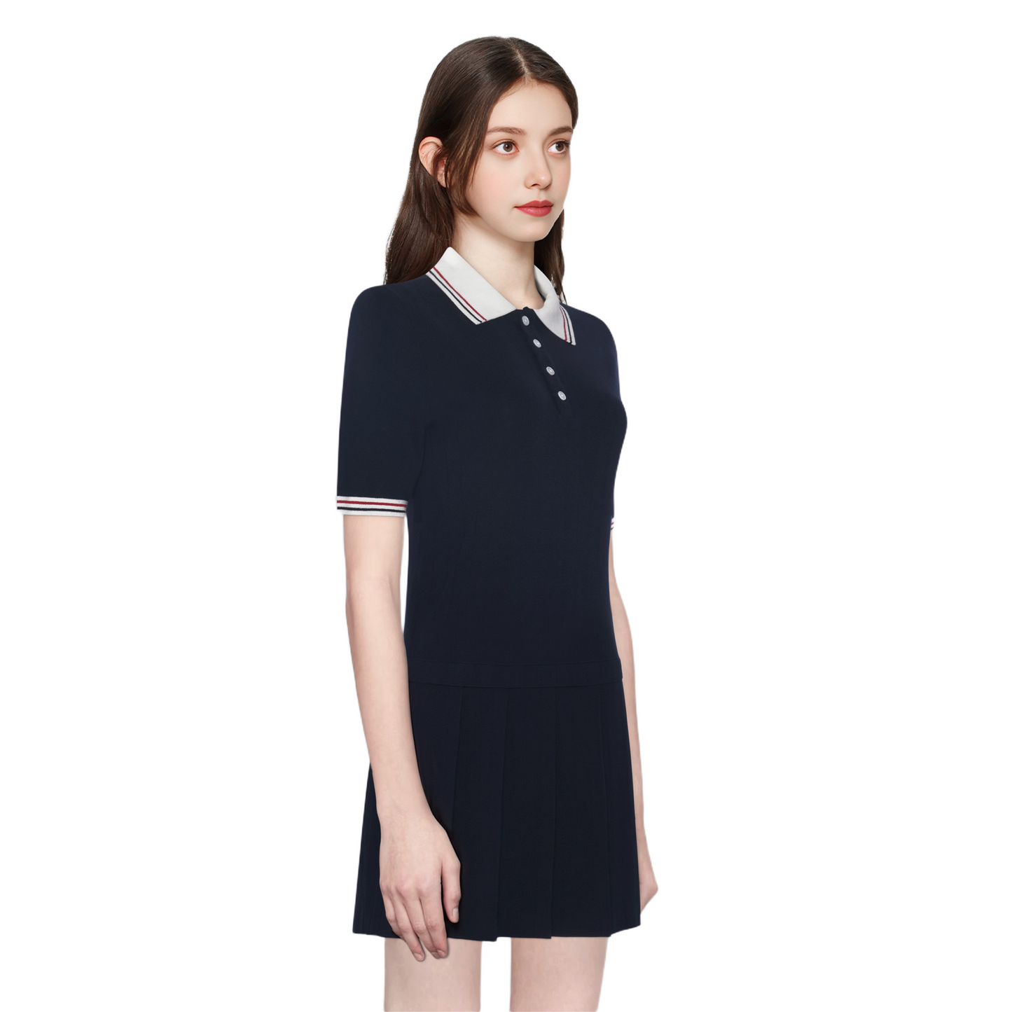 Women's short sleeve knitted dress(副本) THOM TREND