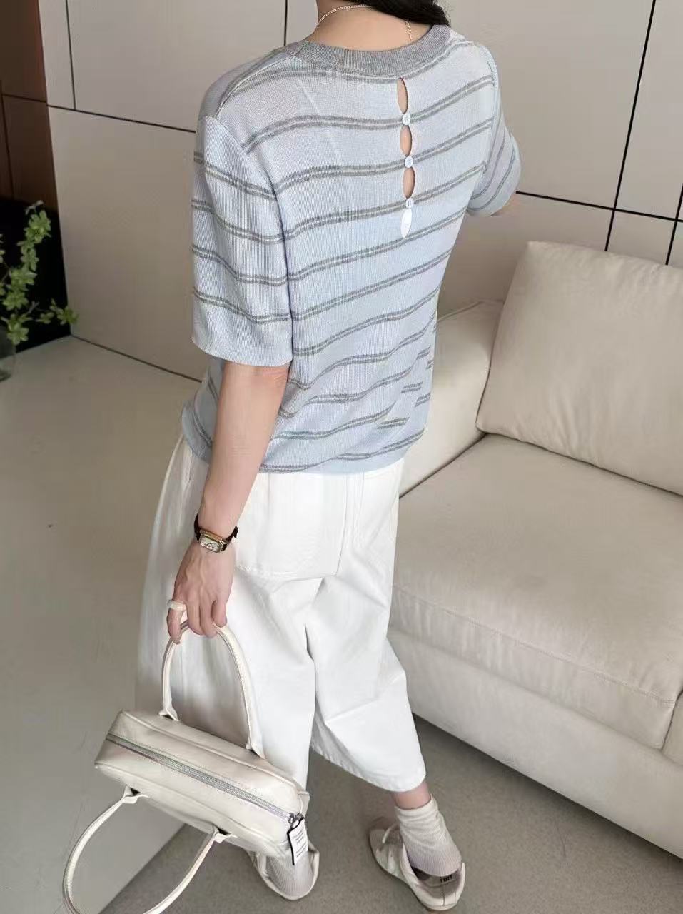 Twill knit T-shirt(副本) THOM TREND