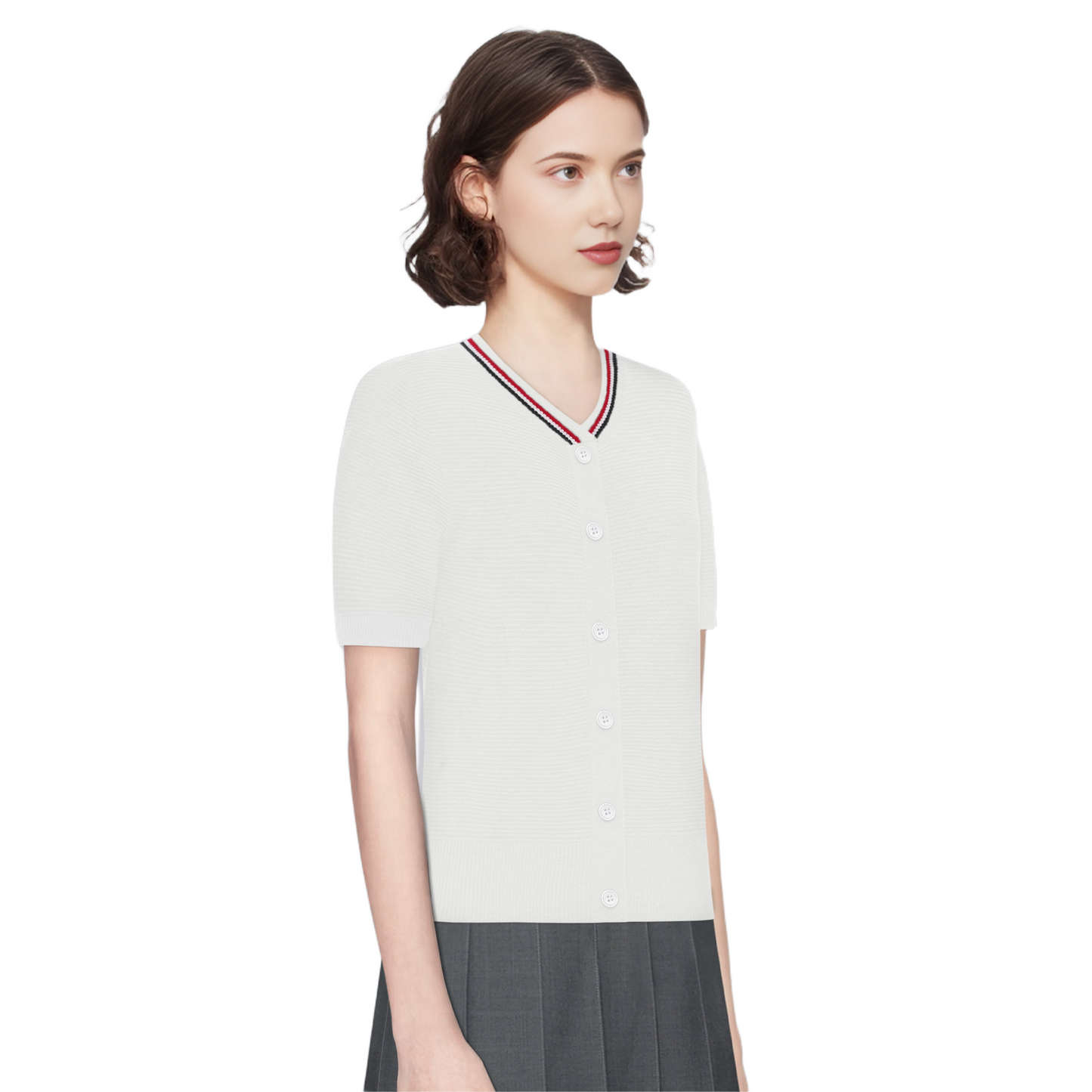 Women's Knitted Wool POLO Shirt(副本) THOM TREND