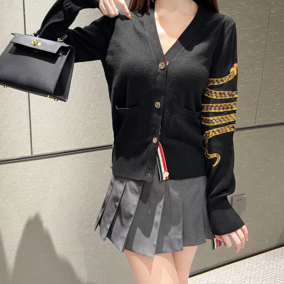 THOM Lapel knitted sweater jacket(复制) THOM TREND