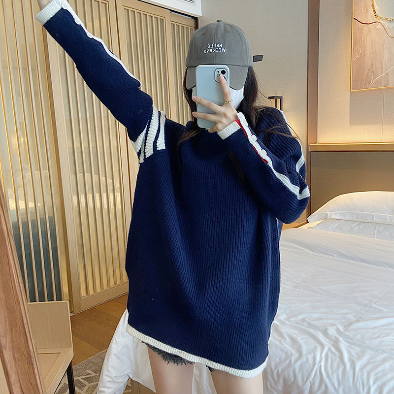 Four-bar crewneck sweatshirt(复制) THOM TREND