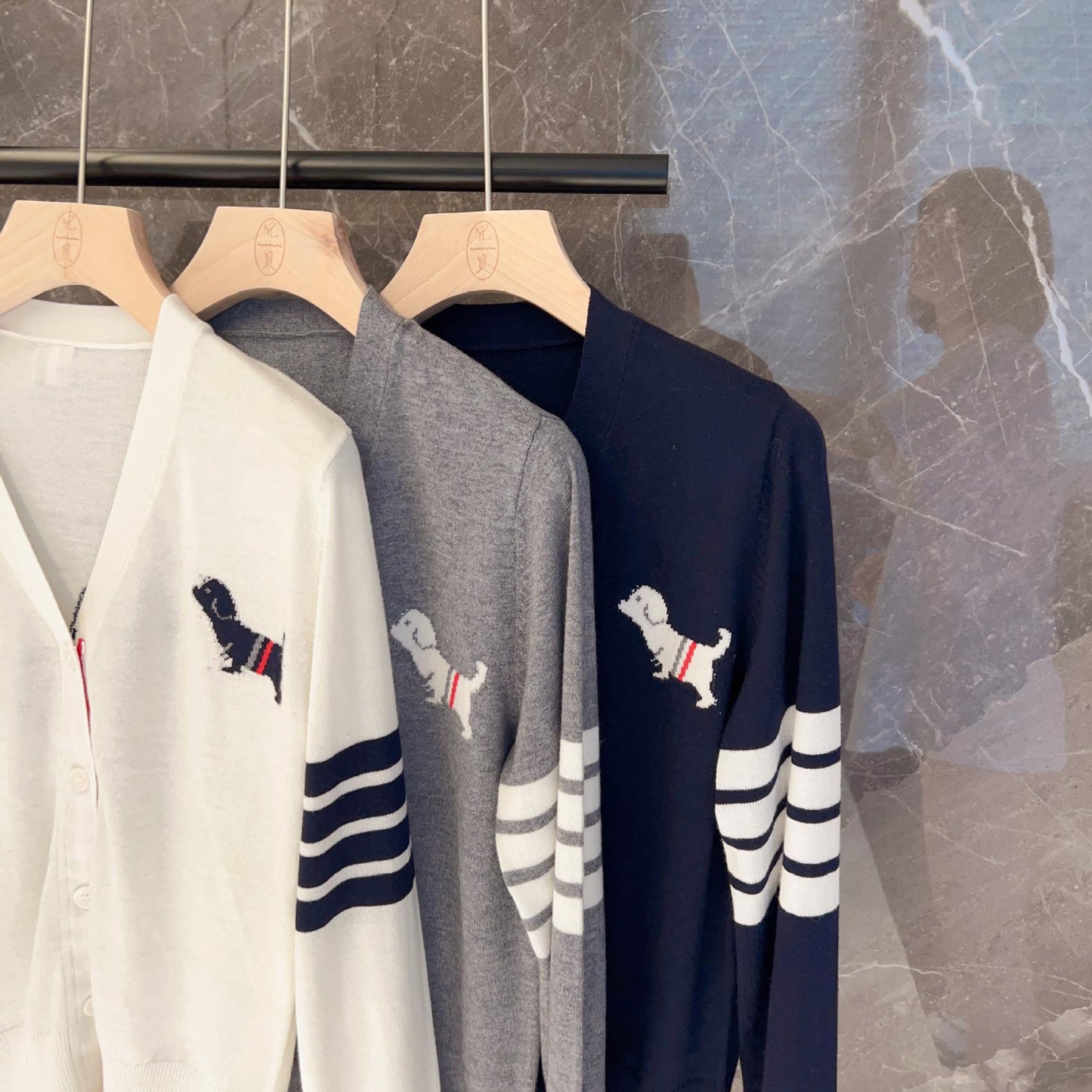 Women's jacquard cardigan sweater(副本) THOM TREND