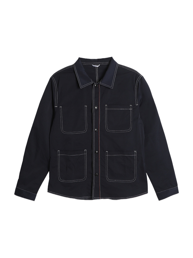 Men's gold button outer placket coat(副本) THOM TREND