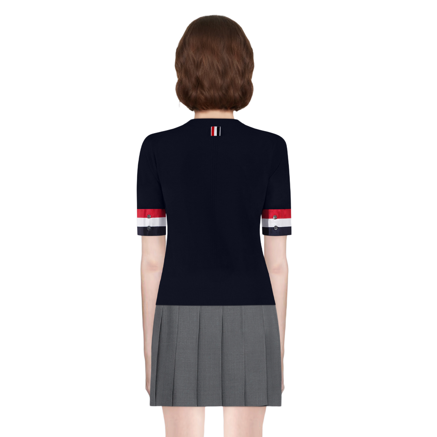 Women's Knitted Wool POLO Shirt(副本) THOM TREND