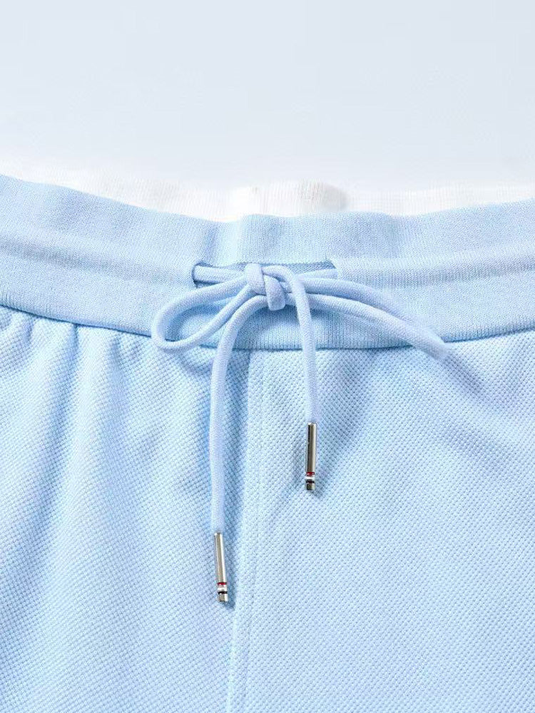 Unisex left and right colorblock shorts(副本) THOM TREND