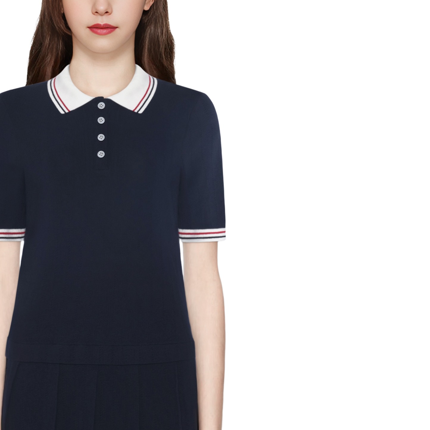 Women's short sleeve knitted dress(副本) THOM TREND