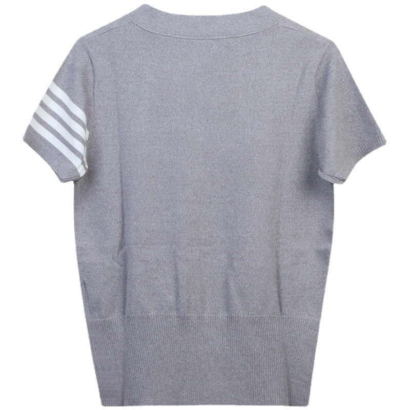 THOM Striped V-neck cardigan(复制) THOM TREND