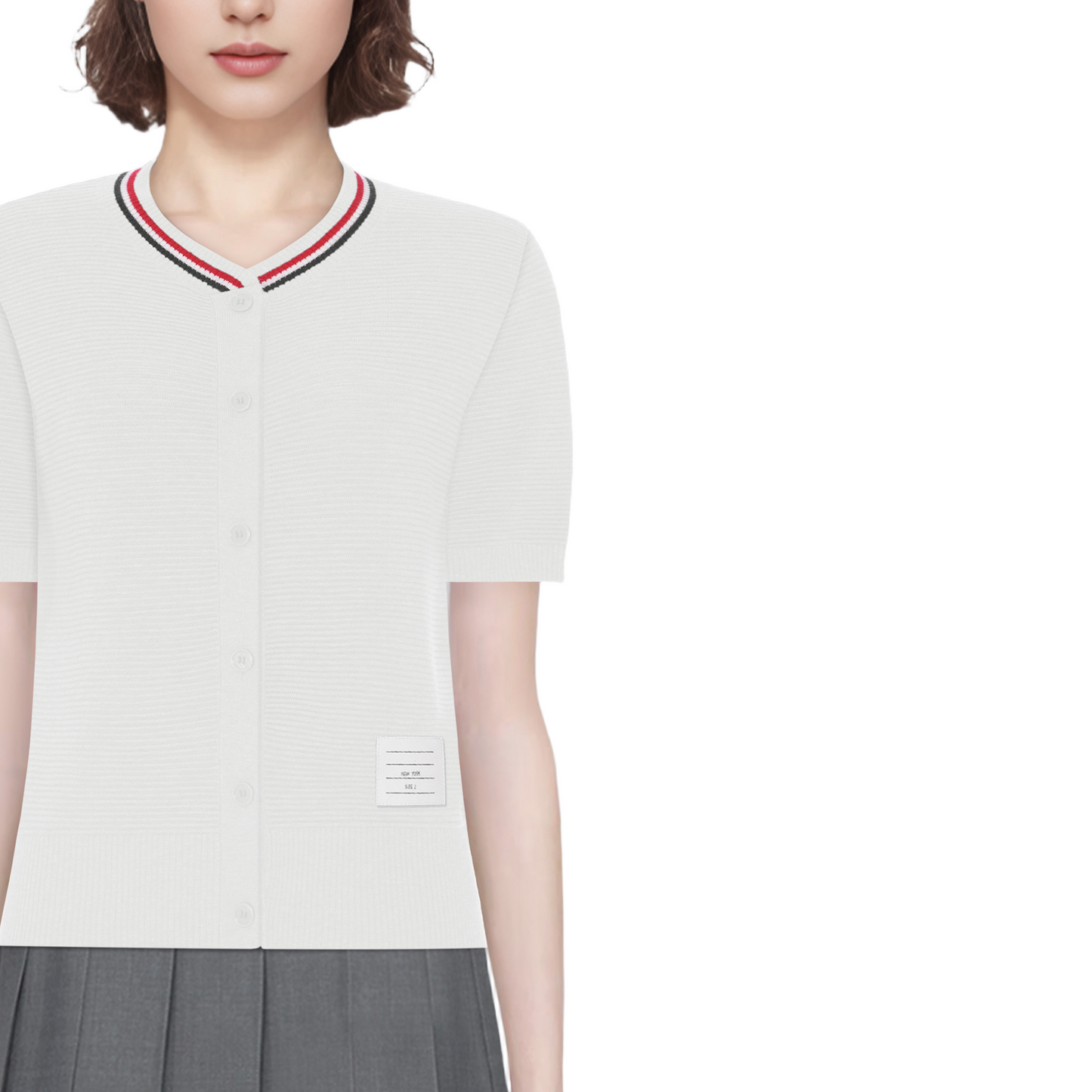 Women's Knitted Wool POLO Shirt(副本) THOM TREND