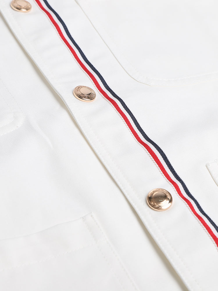Men's colorblock denim jacket(副本) THOM TREND