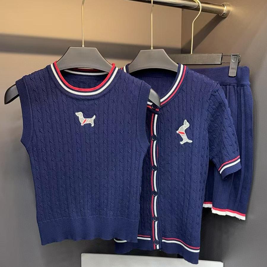 Women's Double Sleeve Label Shirt(复制) THOM TREND