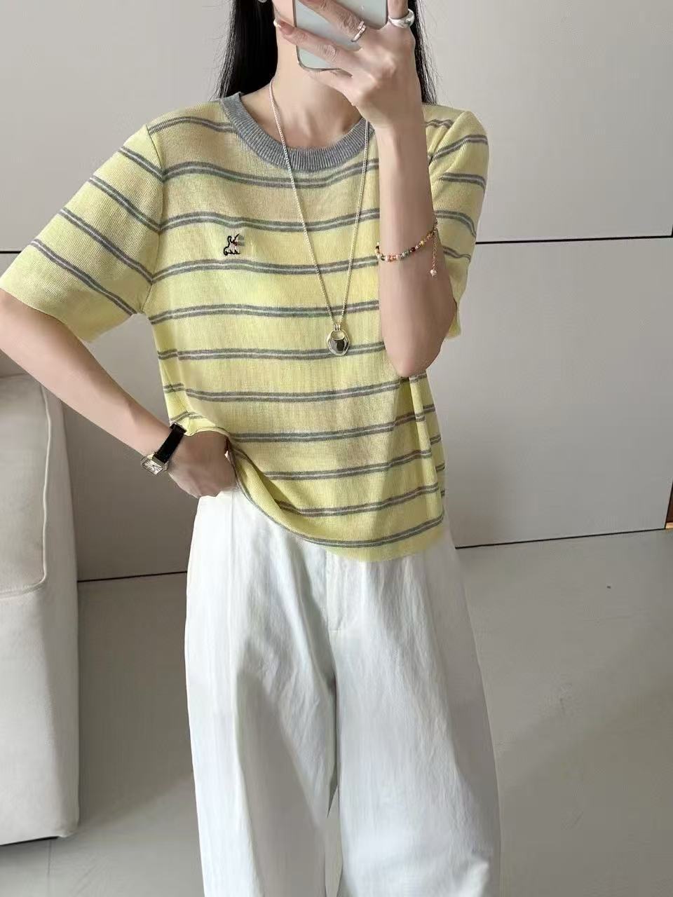 Twill knit T-shirt(副本) THOM TREND