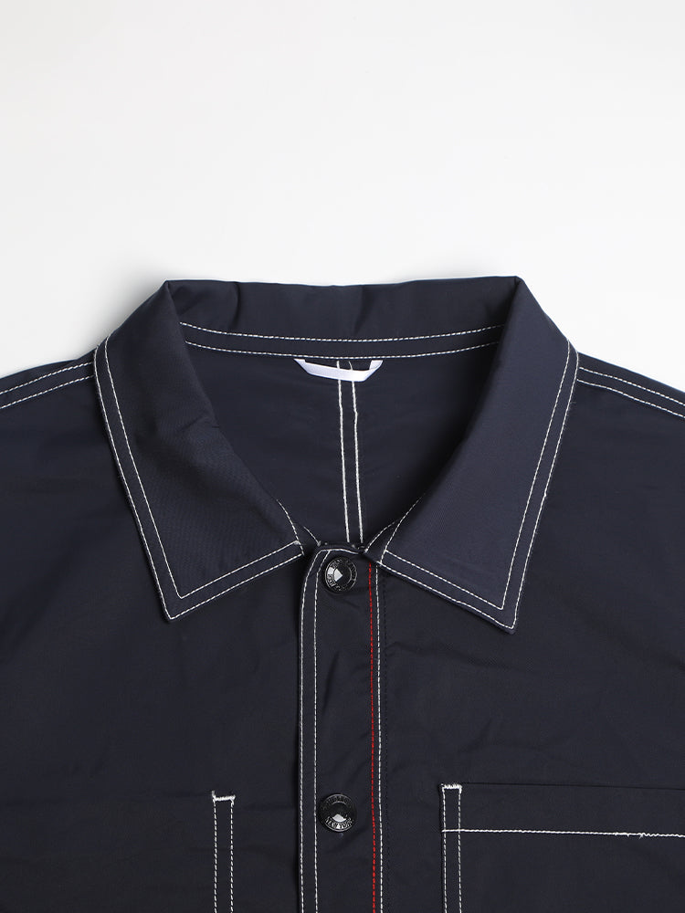 Men's gold button outer placket coat(副本) THOM TREND