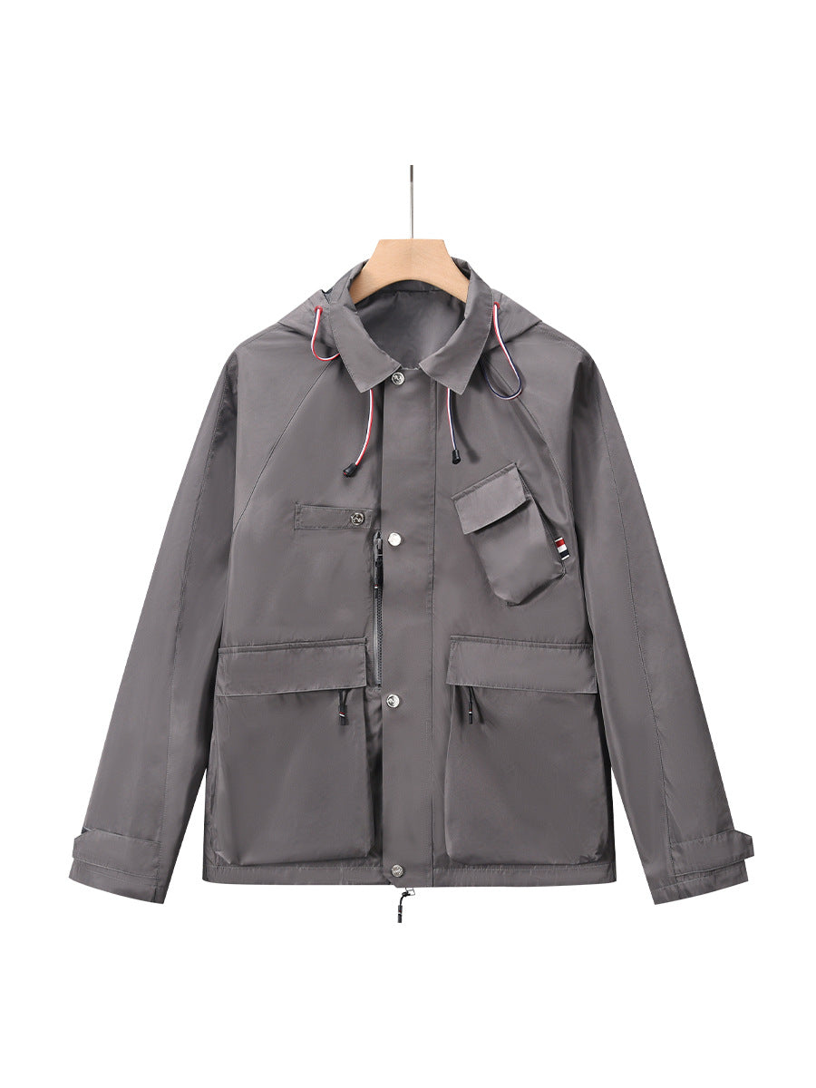 Men's corduroy jacket with hood(副本) THOM TREND