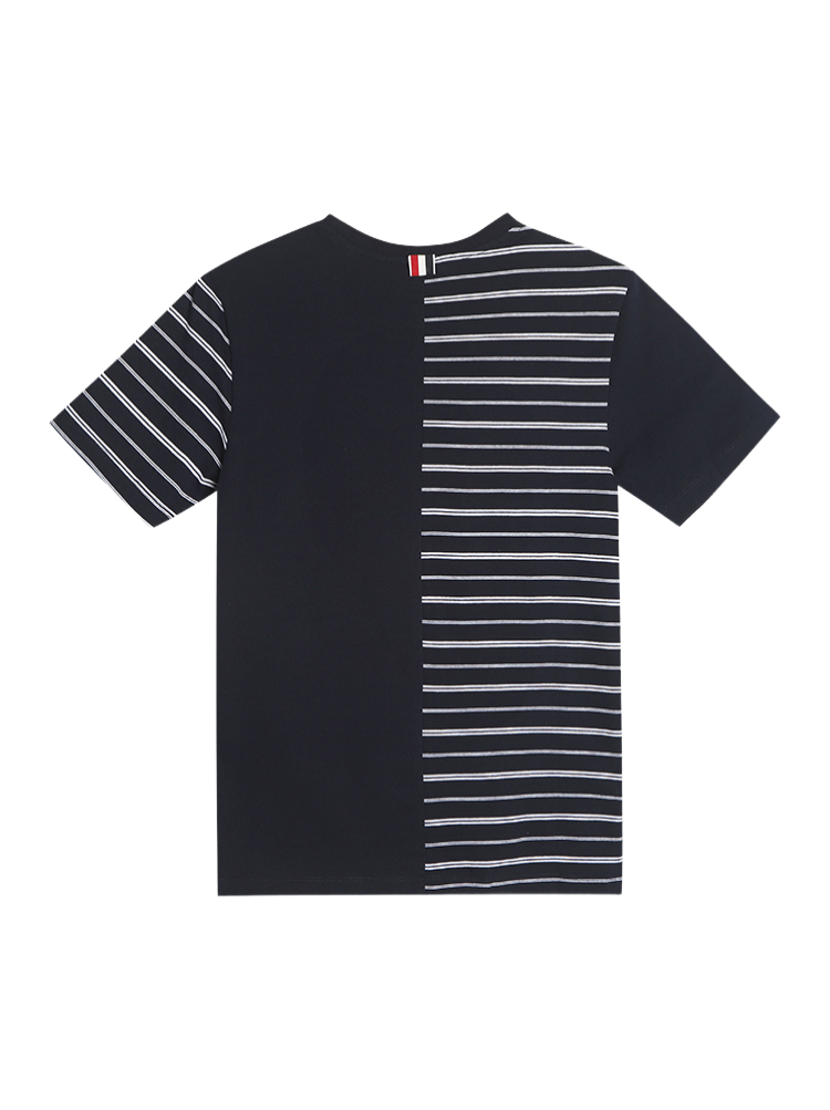 Unisex asymmetric crew neck T-shirt THOM TREND