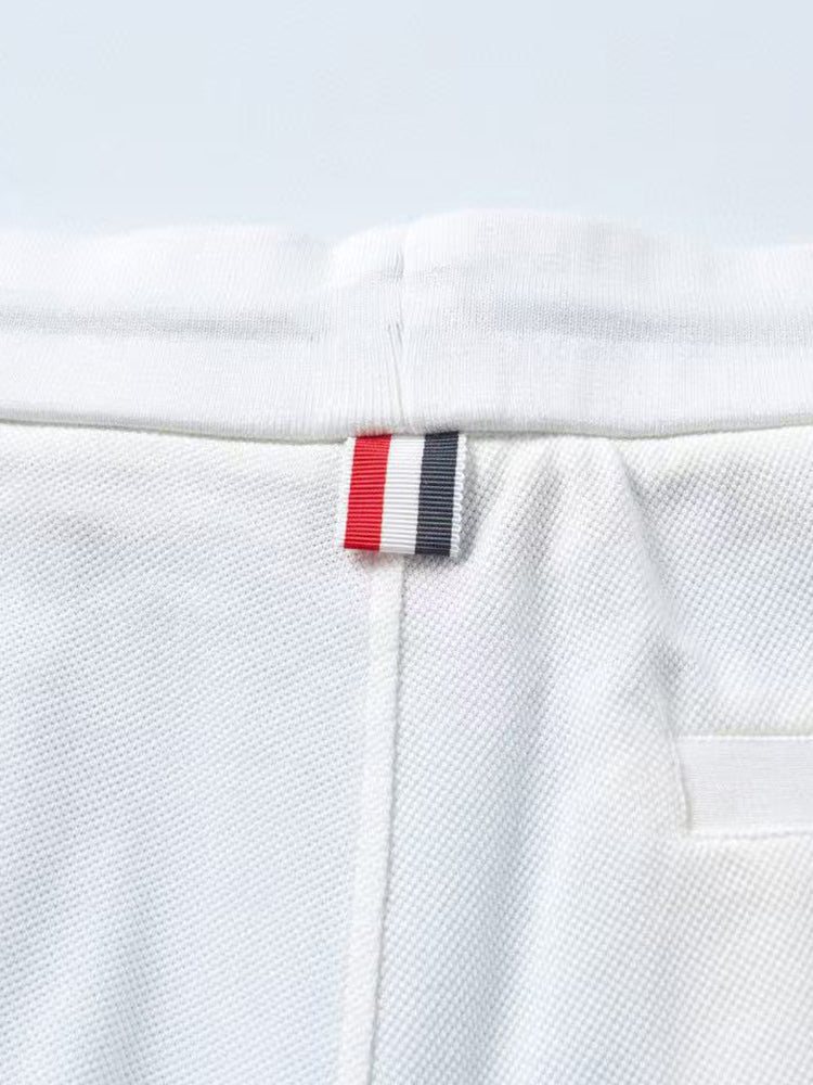 Unisex left and right colorblock shorts(副本) THOM TREND