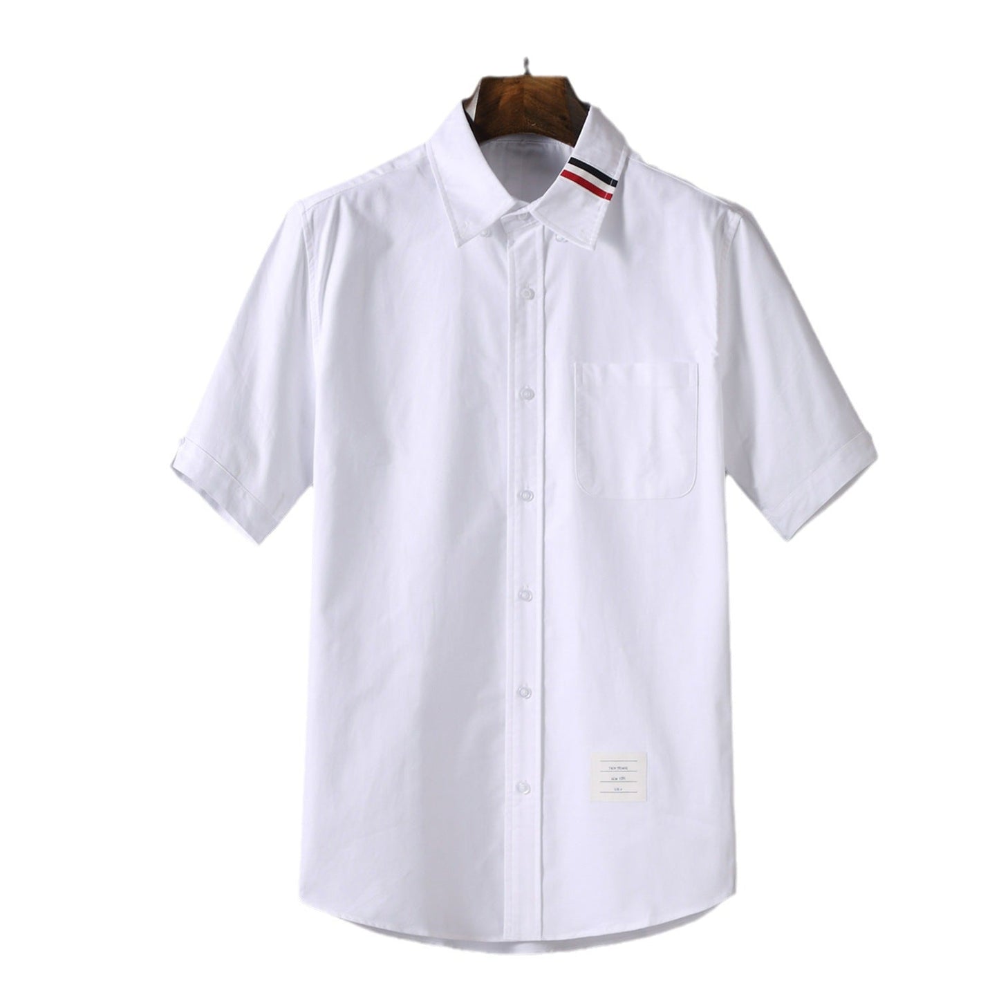 Men's striped short-sleeved shirt(复制) THOM TREND
