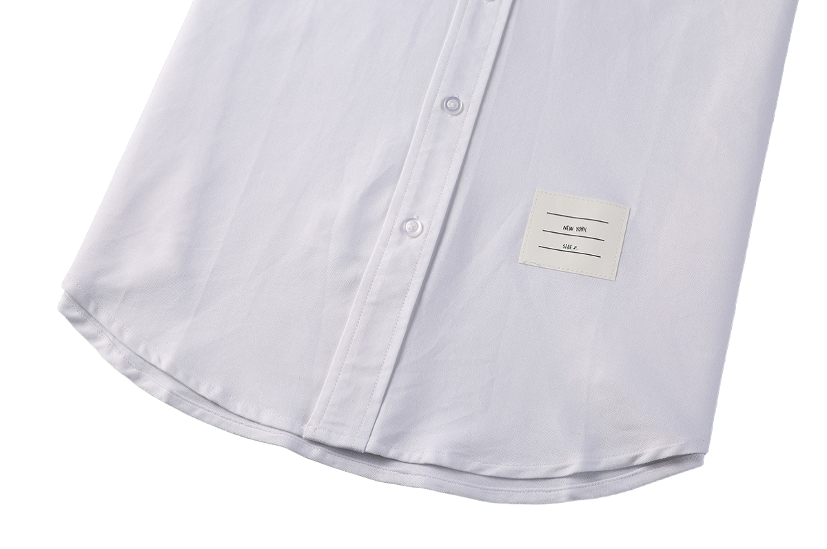 Men's white short sleeve shirt(复制) THOM TREND