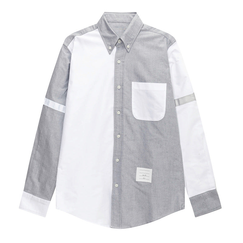Puppy Print Back Slit Long Sleeve Shirt(副本) THOM TREND