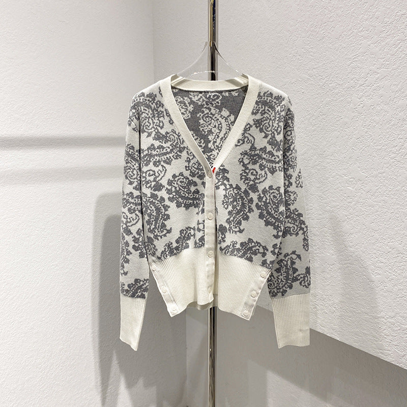 Colorblock wool knit cardigan(副本) THOM TREND