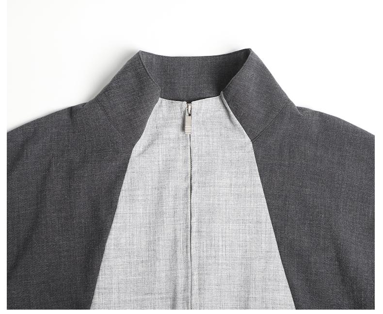 Men's gold button outer placket coat(副本) THOM TREND