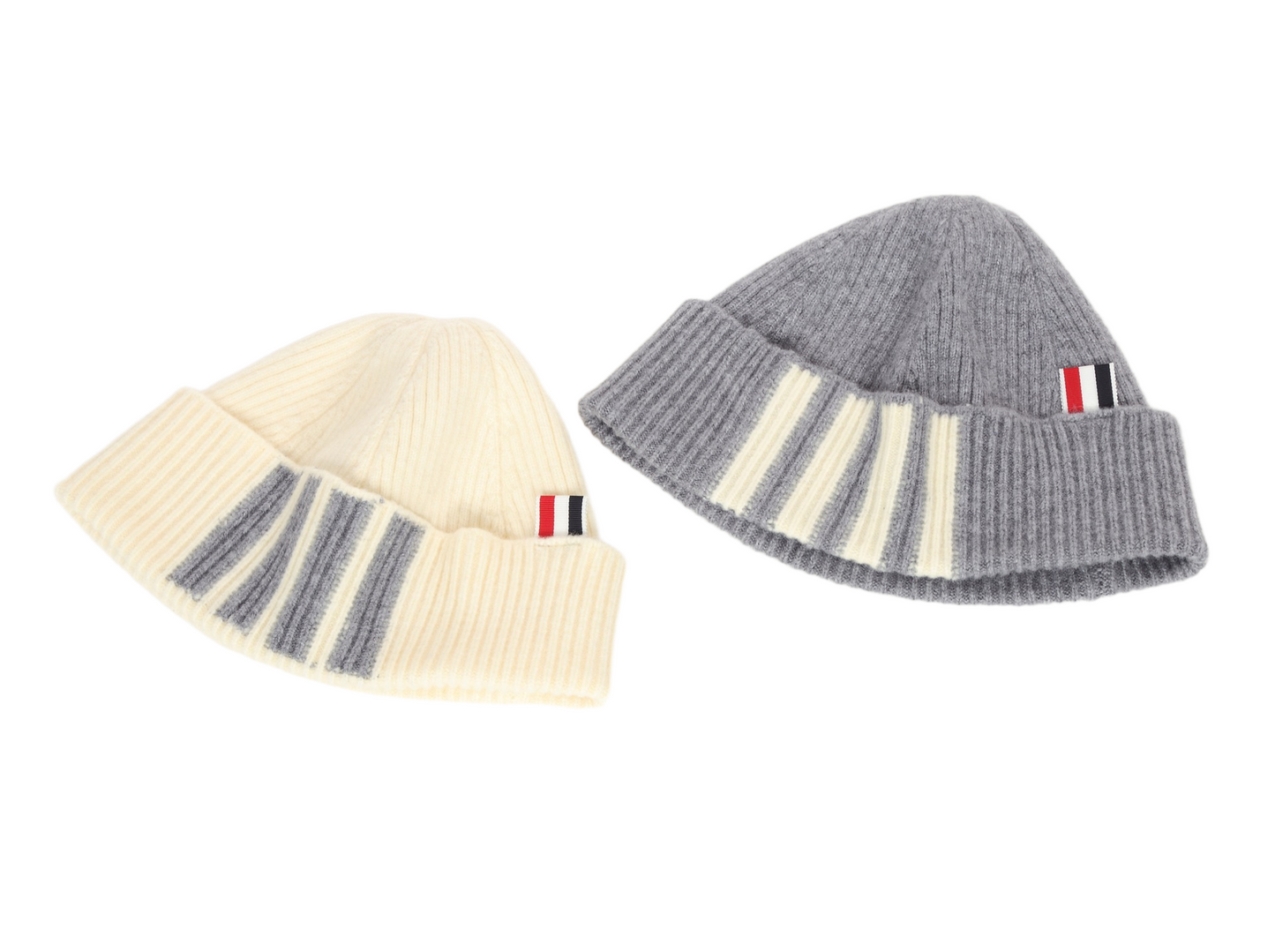 Four stripes scarf hat autumn and winter THOM TREND