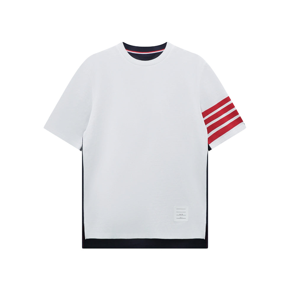 Men's bird graffiti short-sleeved T-shirt(副本) THOM TREND