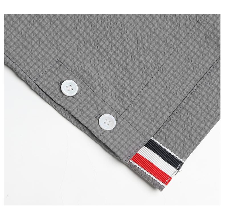 Placket ribbon shirt(副本) THOM TREND