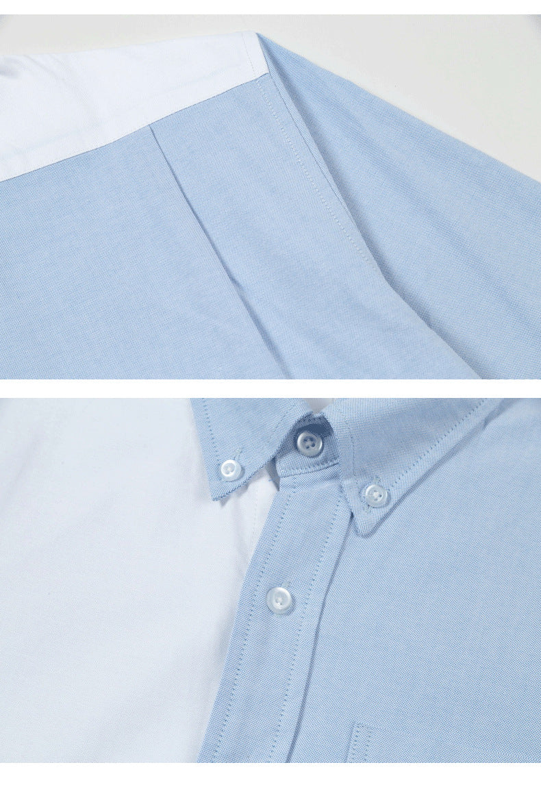Men's black and white striped shirt(副本) THOM TREND