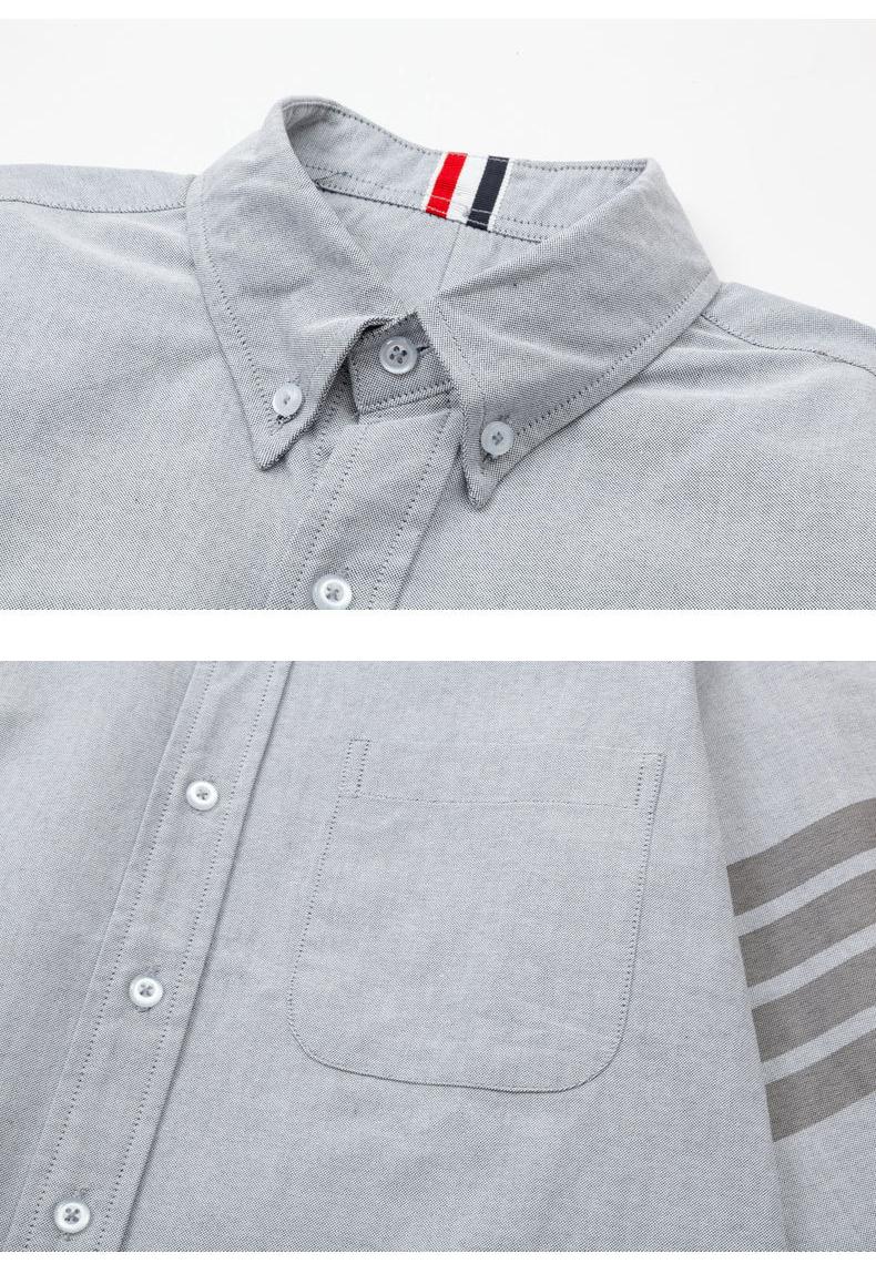 Placket ribbon shirt(副本) THOM TREND