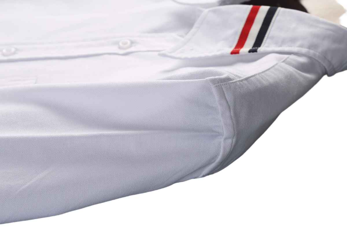 Men's striped short-sleeved shirt(复制) THOM TREND