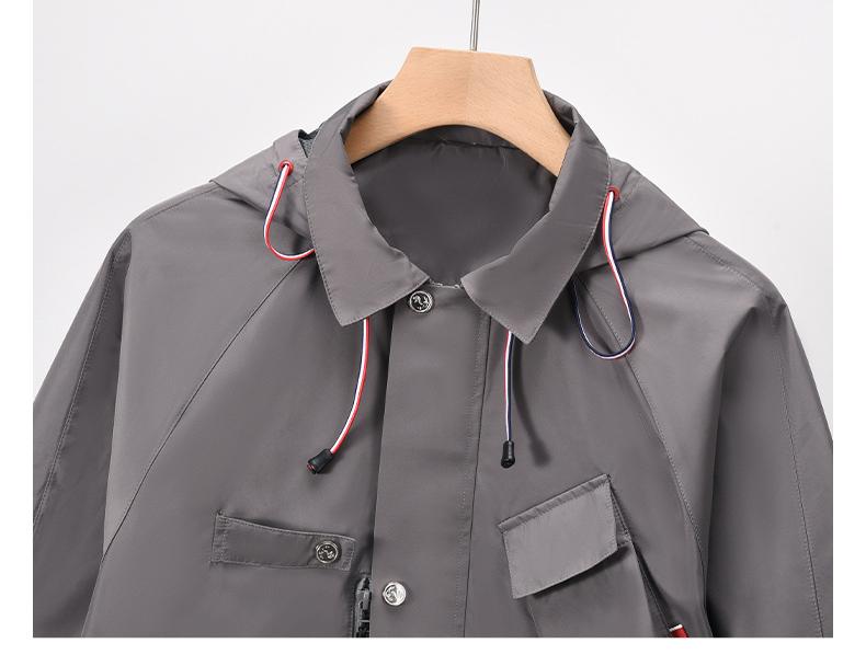 Men's corduroy jacket with hood(副本) THOM TREND