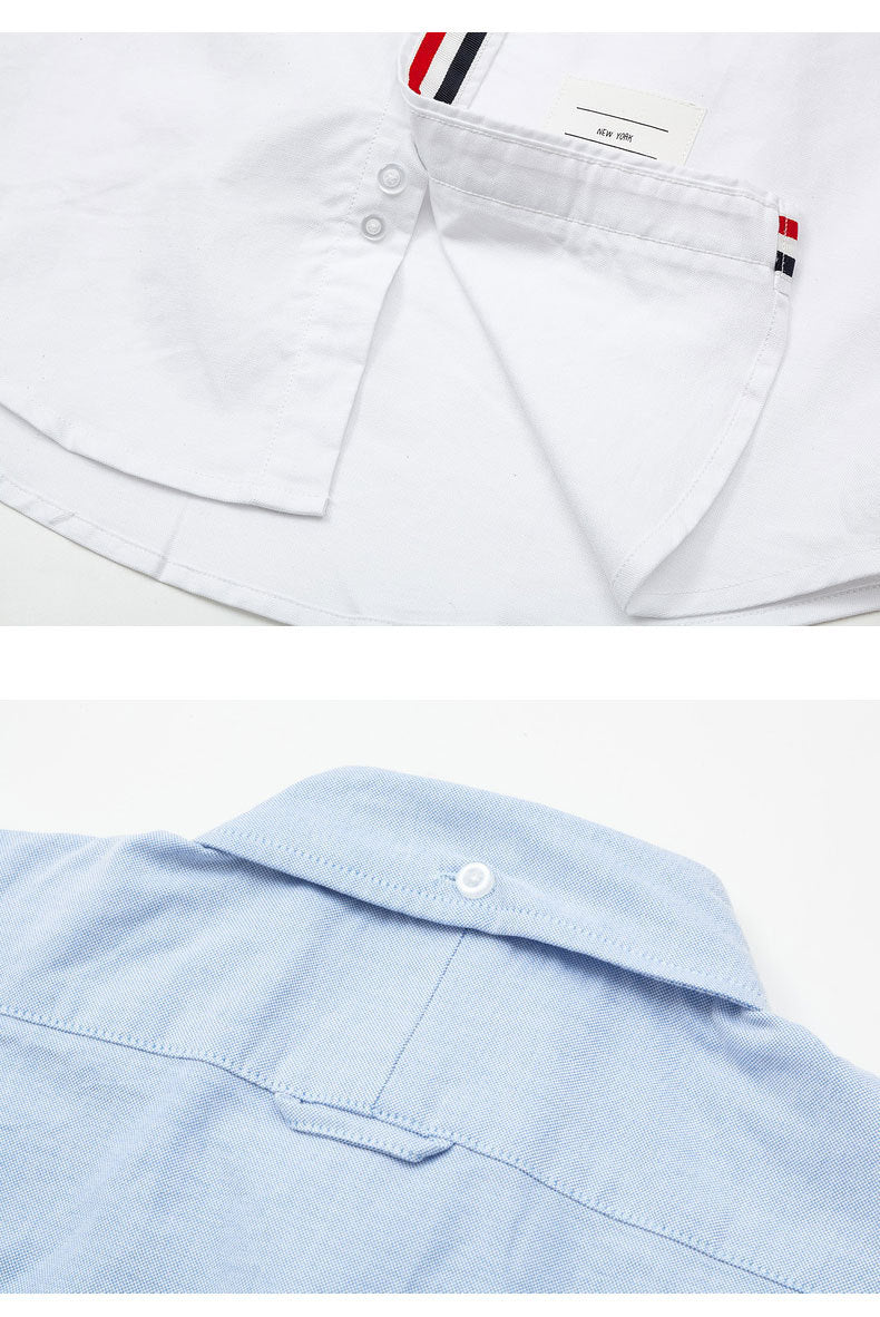 Red, White and Blue Wrap Ribbon Shirt(副本) THOM TREND