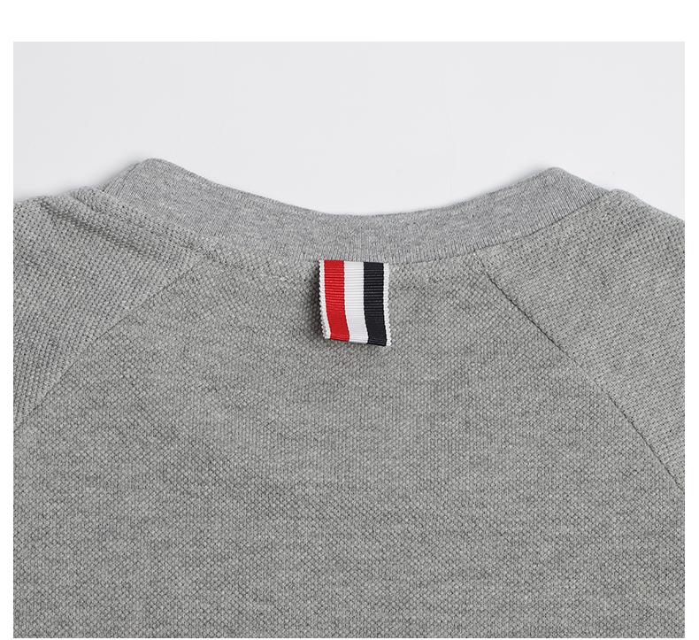 Colorblock Striped Lapel Polo Shirt(副本) THOM TREND