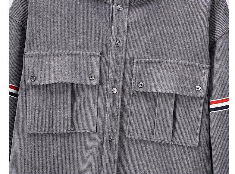 Men's colorblock denim jacket(副本) THOM TREND