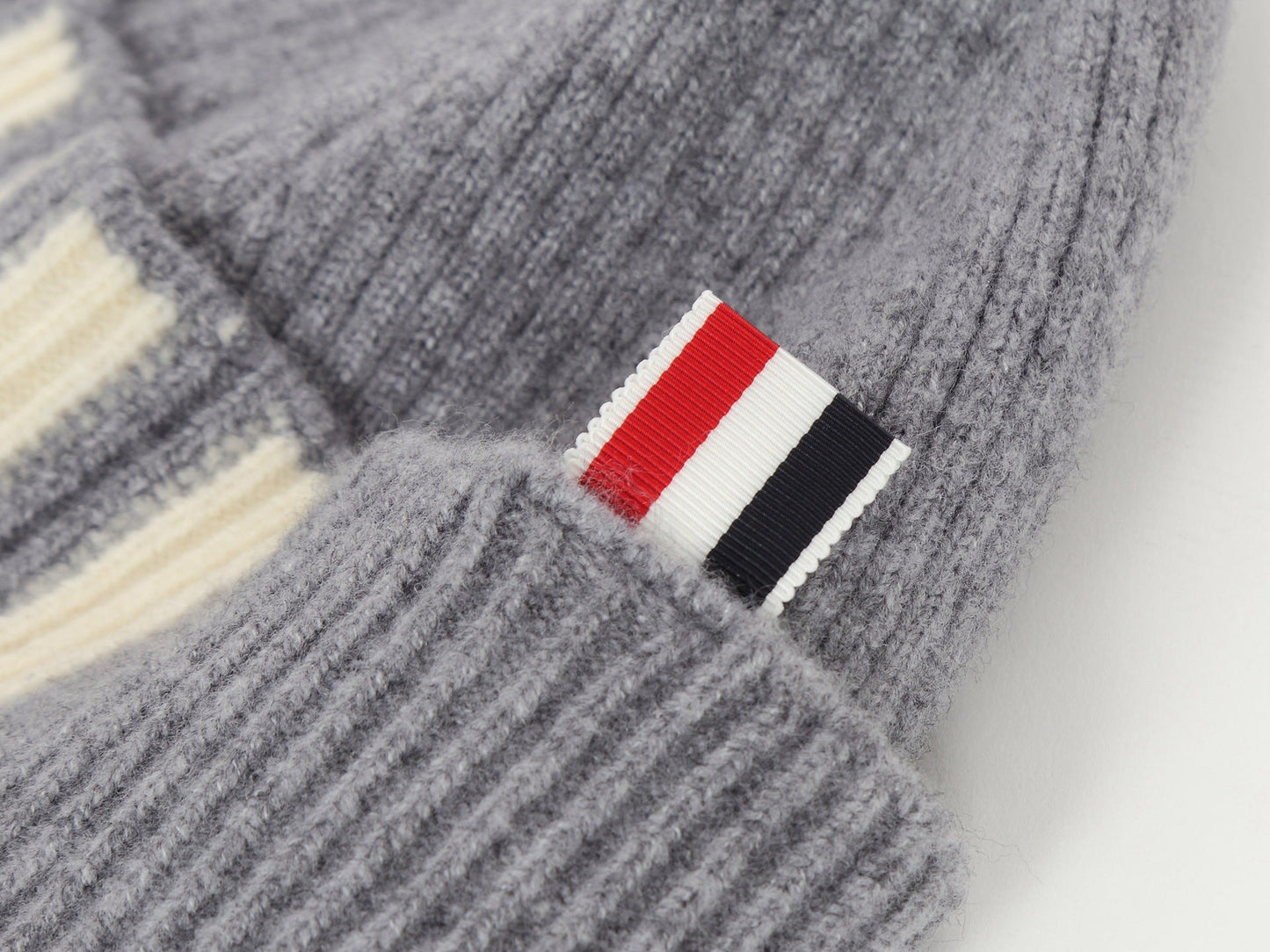 Four stripes scarf hat autumn and winter THOM TREND