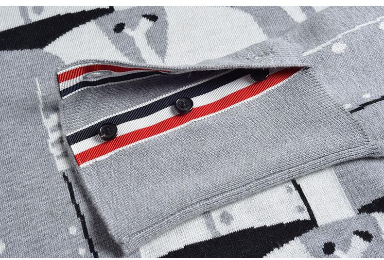 2025SS Four-bar sweater THOM TREND