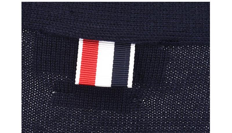 2025SSS Four-stripe wool cardigan THOM TREND