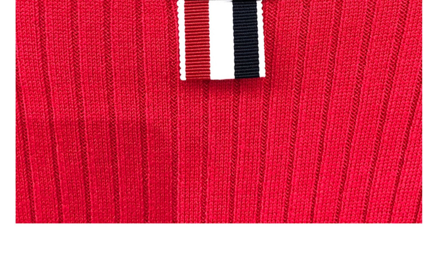 2025SS Color-blocked cardigan THOM TREND