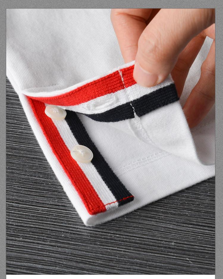 Men's long sleeve lapel T-shirt(副本) THOM TREND