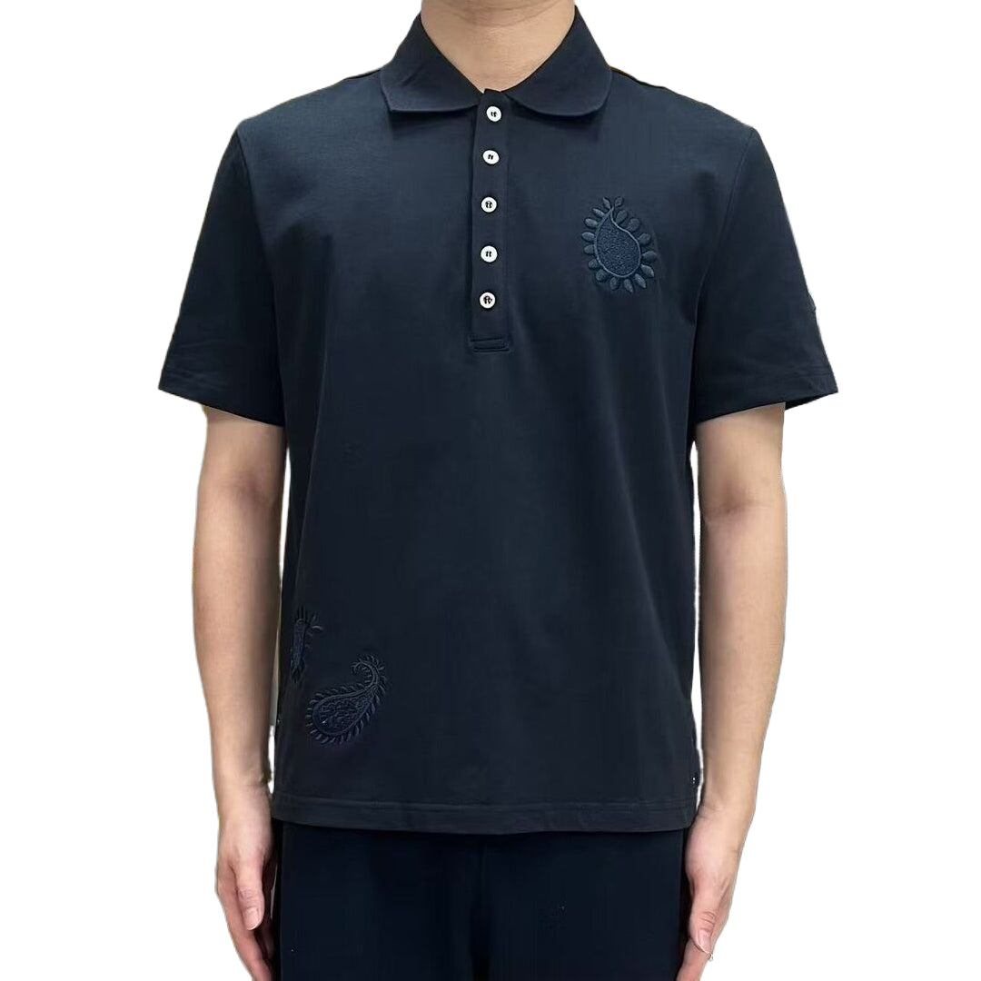 2025SS Men's floral embroidered T-shirt THOM TREND