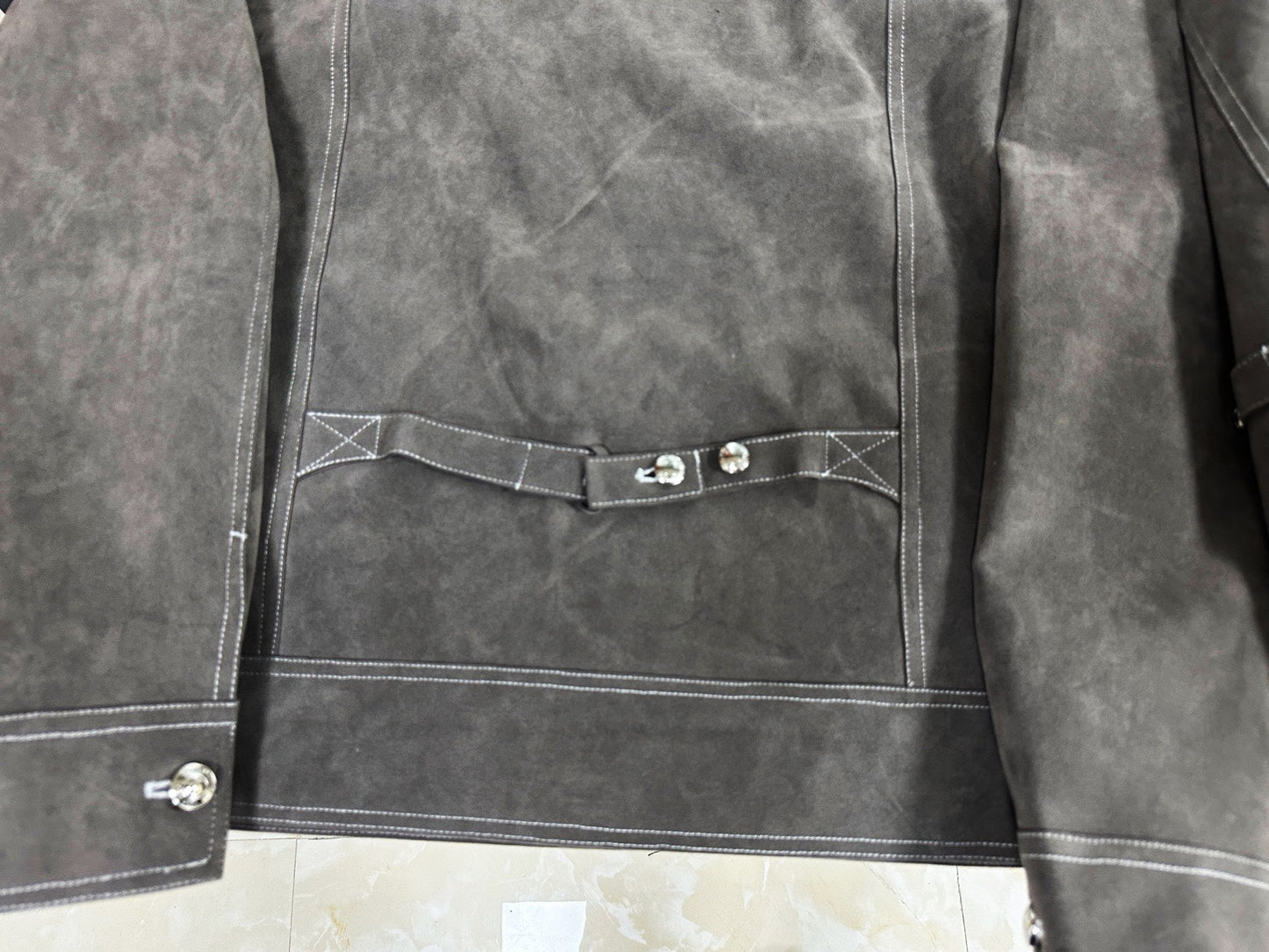 2025 ss Men's workwear suede jacket THOM TREND