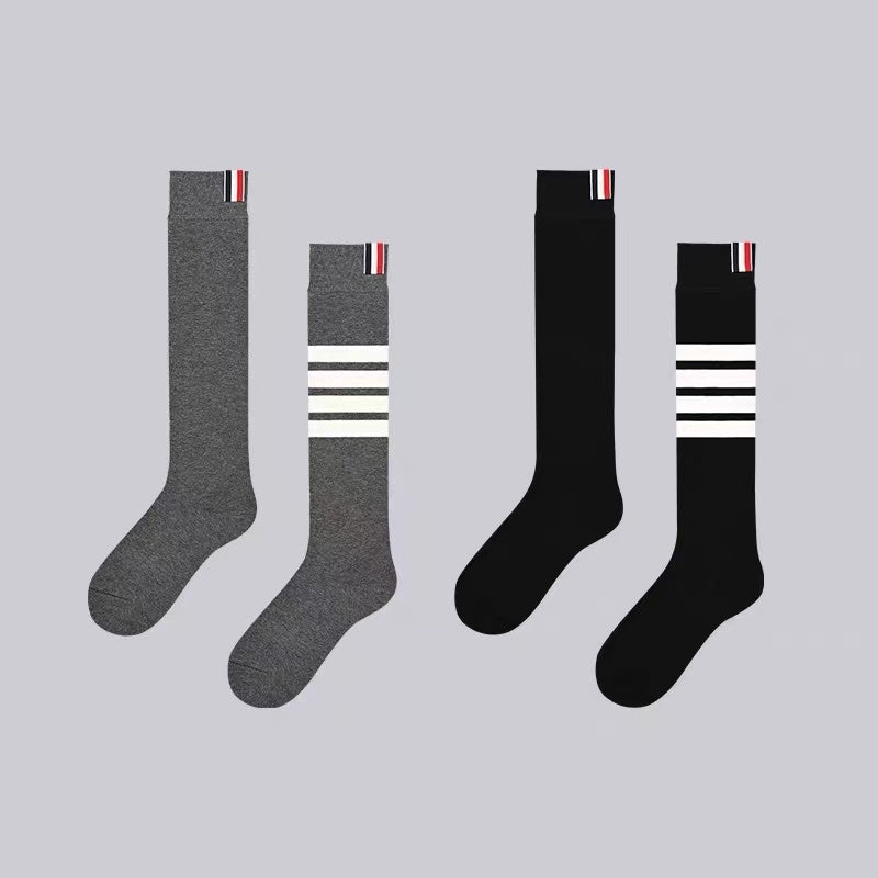 Classic 4-bar cotton socks THOM TREND