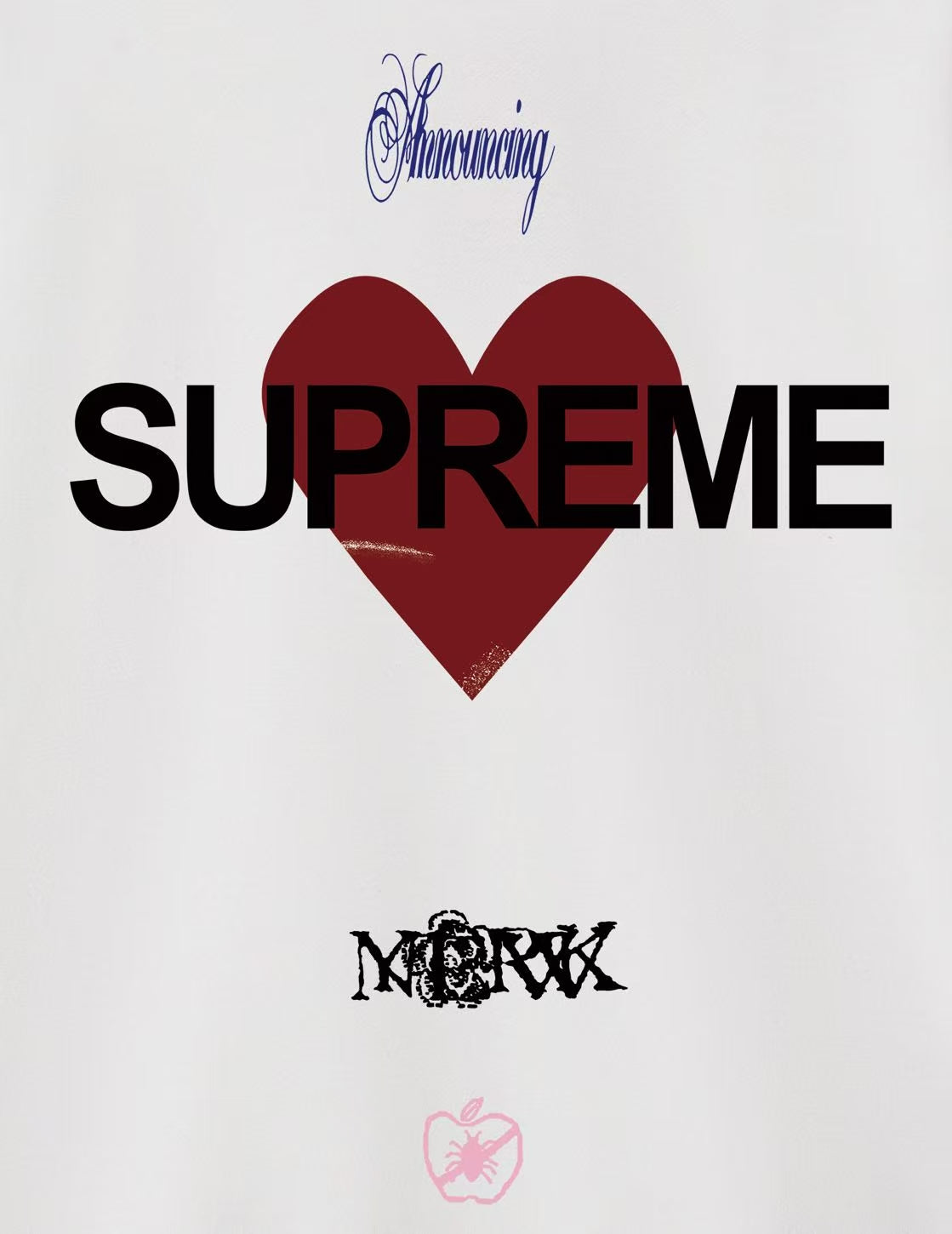 Heart Print Crew Neck Sweatshirt THOM TREND