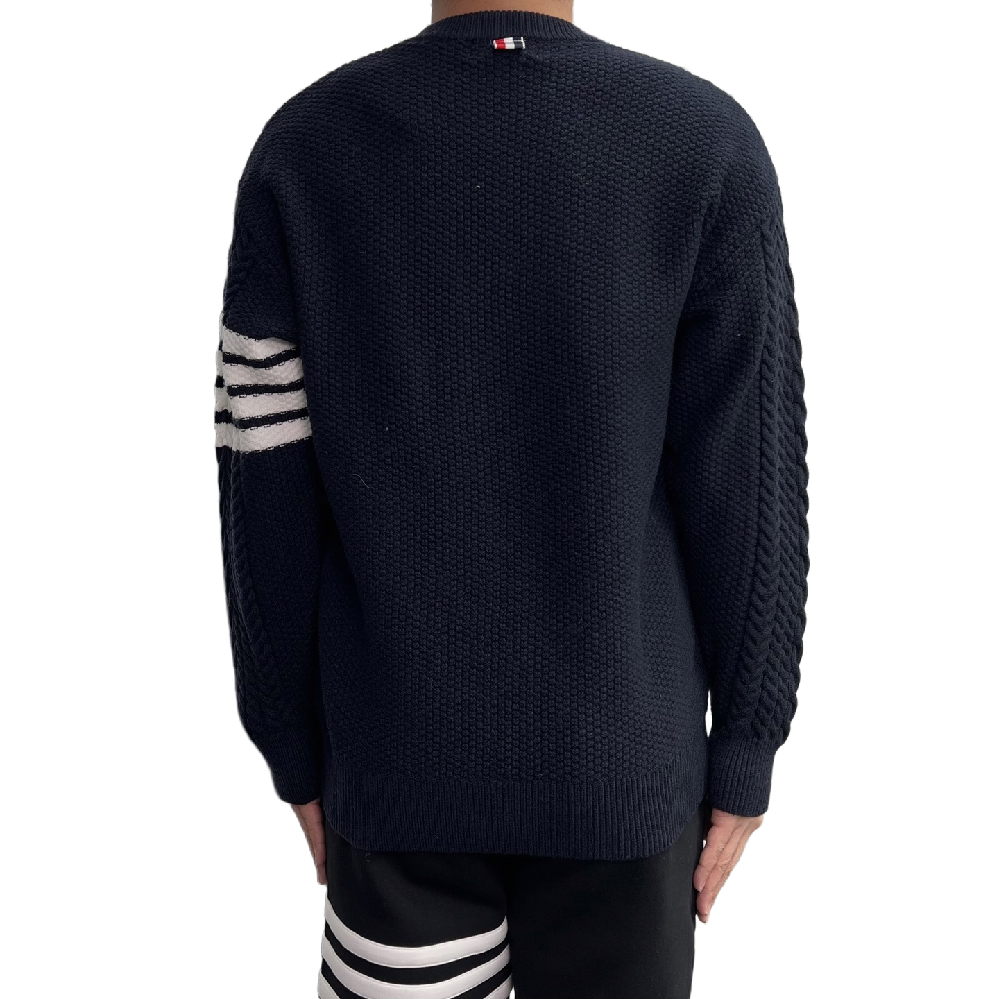 diamond-patterned sweater THOM TREND